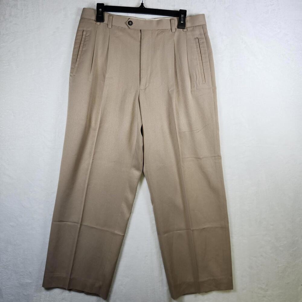 Cutter And Buck Khaki Chino Pants Tan Size 33‎